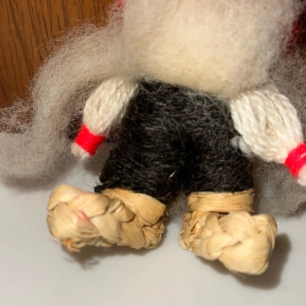 SWEDISH Santa Clause Handmade Tomte Figurine  Scandinavian Christmas Decor